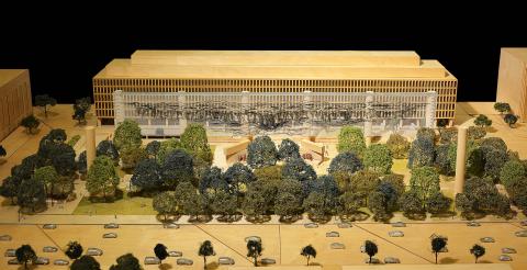 Dwight D. Eisenhower Memorial model