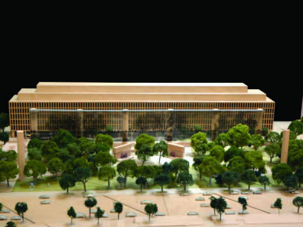 Eisenhower Memorial model