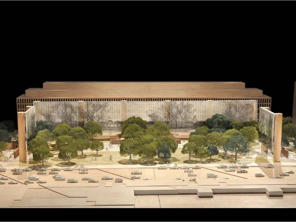 Eisenhower Memorial model